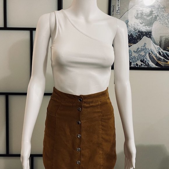 h&m white asymmetrical top - Picture 1 of 5
